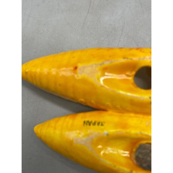 vintage carrot salt pepper shaker yellow orange 1 piece made in Japan 4.5" READ - Picture 10 of 10